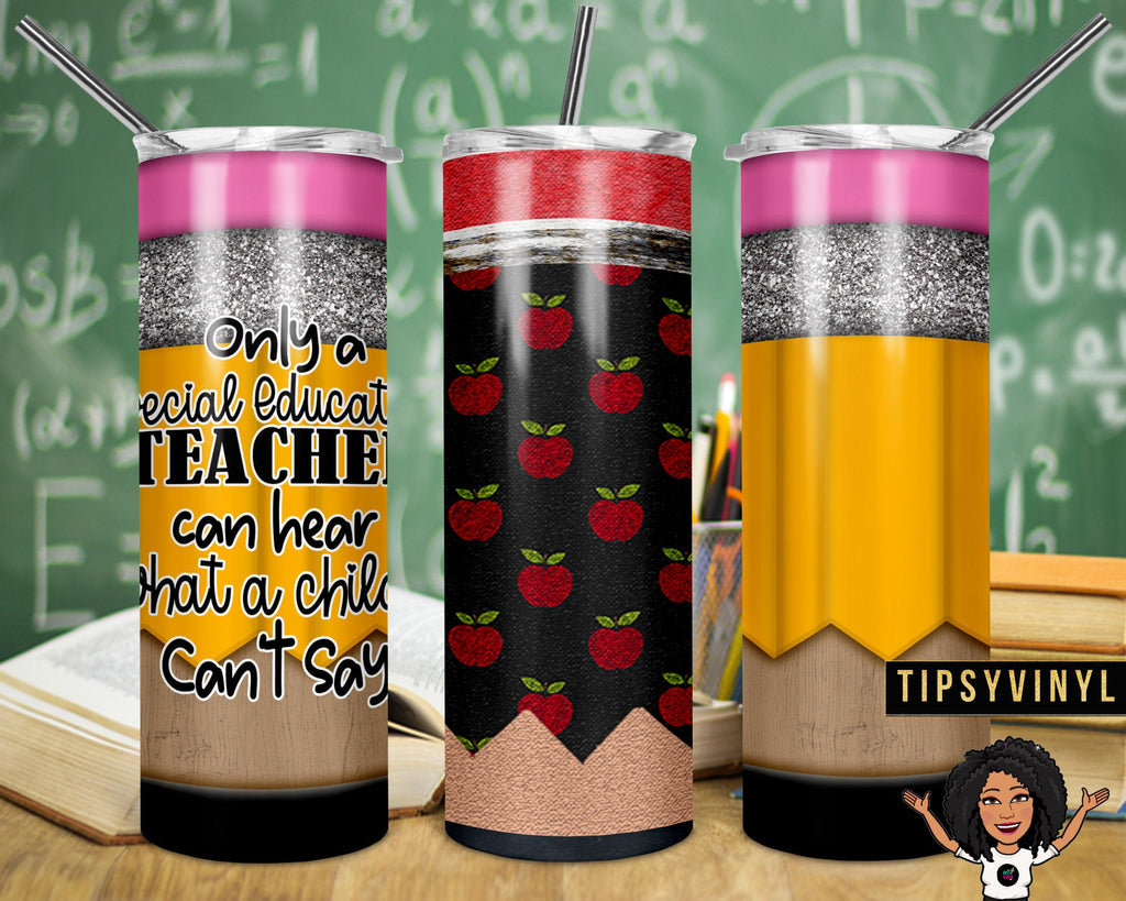 Pencil Personalized Tumbler | Ships Fast