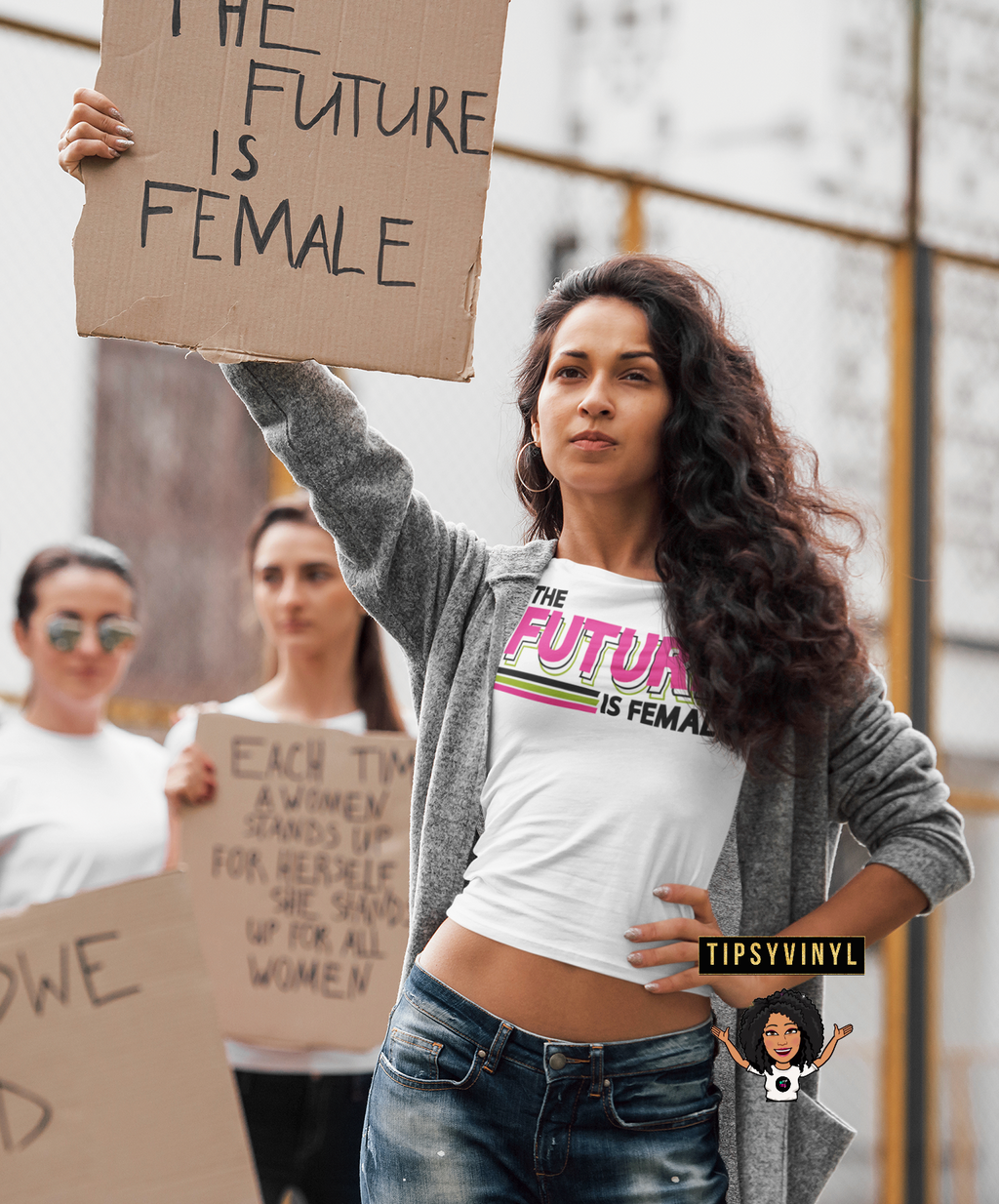 The Future is FEMALE (Pink Fitted)